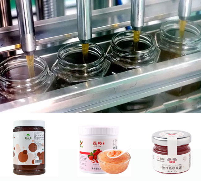果醬灌裝機設(shè)備細(xì)節(jié)及樣品展示